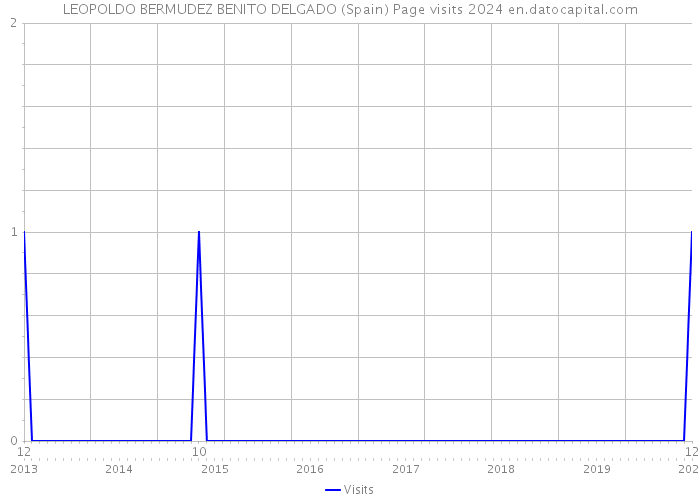 LEOPOLDO BERMUDEZ BENITO DELGADO (Spain) Page visits 2024 