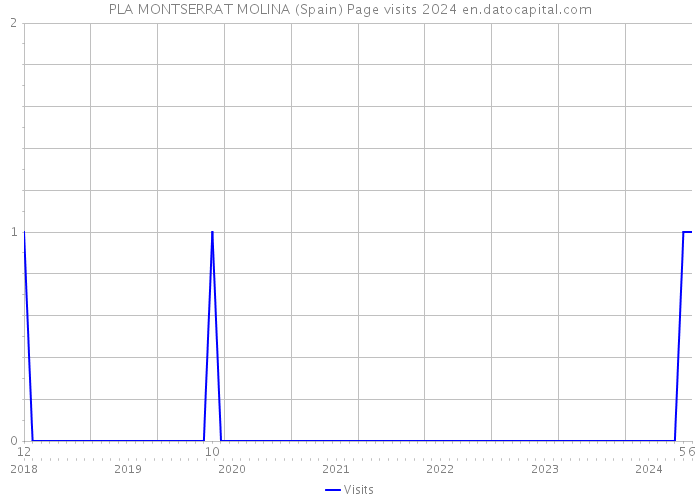 PLA MONTSERRAT MOLINA (Spain) Page visits 2024 