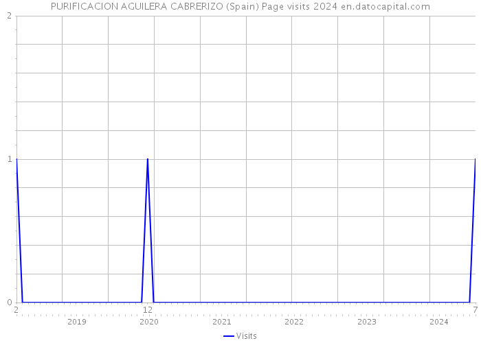 PURIFICACION AGUILERA CABRERIZO (Spain) Page visits 2024 