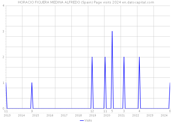 HORACIO FIGUERA MEDINA ALFREDO (Spain) Page visits 2024 