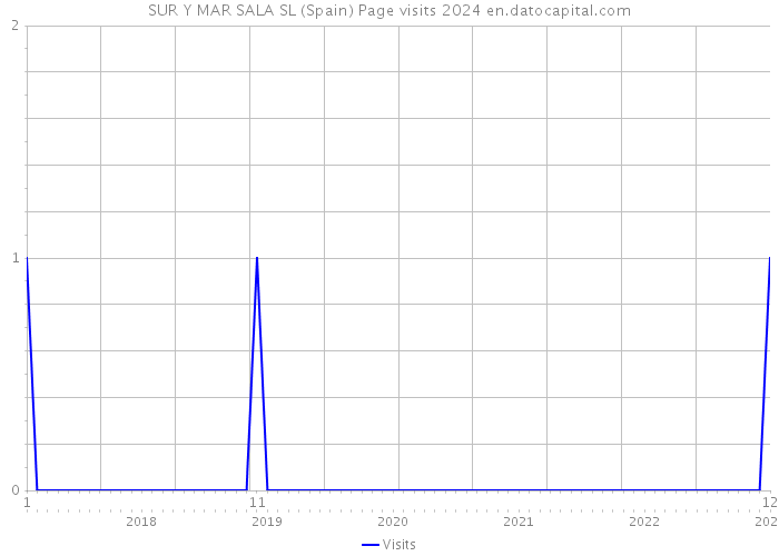 SUR Y MAR SALA SL (Spain) Page visits 2024 