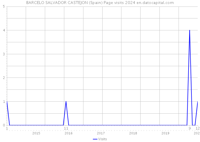 BARCELO SALVADOR CASTEJON (Spain) Page visits 2024 