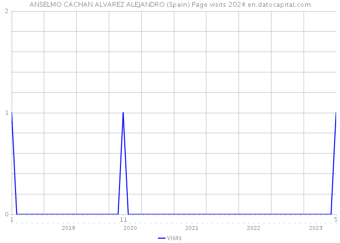 ANSELMO CACHAN ALVAREZ ALEJANDRO (Spain) Page visits 2024 