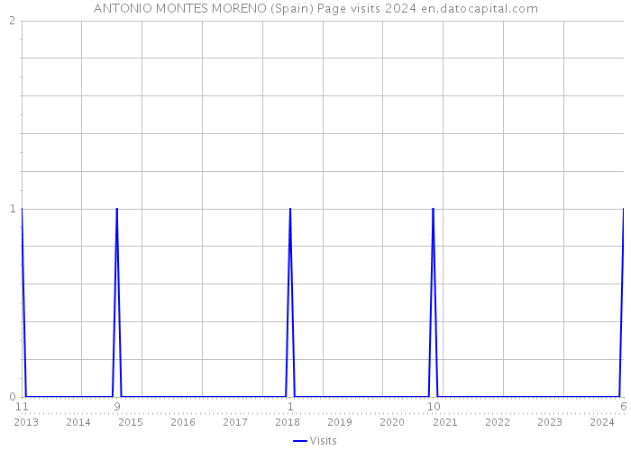 ANTONIO MONTES MORENO (Spain) Page visits 2024 