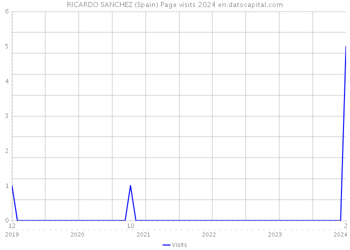 RICARDO SANCHEZ (Spain) Page visits 2024 