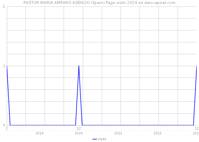 PASTOR MARIA AMPARO ASENCIO (Spain) Page visits 2024 