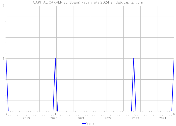 CAPITAL CARVEN SL (Spain) Page visits 2024 
