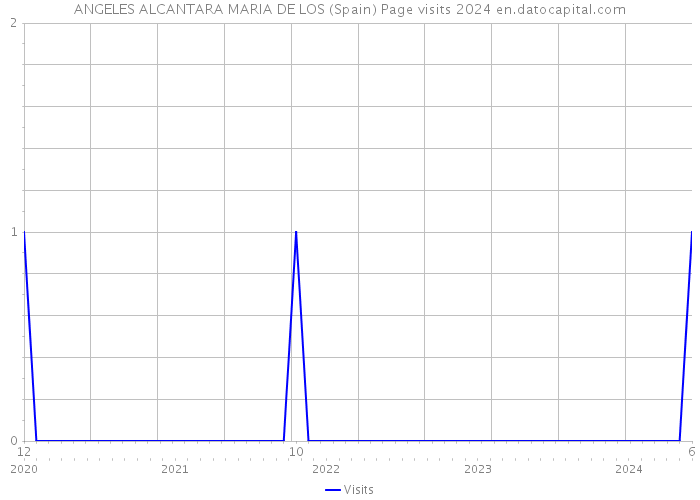 ANGELES ALCANTARA MARIA DE LOS (Spain) Page visits 2024 