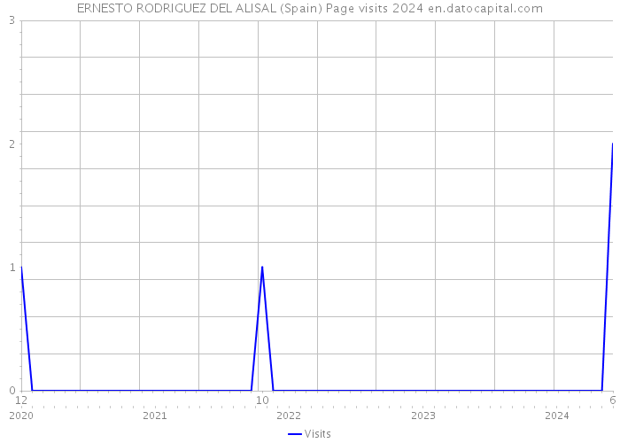 ERNESTO RODRIGUEZ DEL ALISAL (Spain) Page visits 2024 