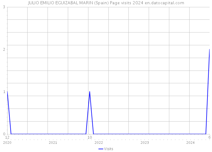 JULIO EMILIO EGUIZABAL MARIN (Spain) Page visits 2024 