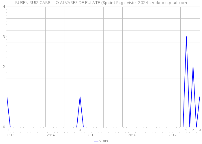 RUBEN RUIZ CARRILLO ALVAREZ DE EULATE (Spain) Page visits 2024 