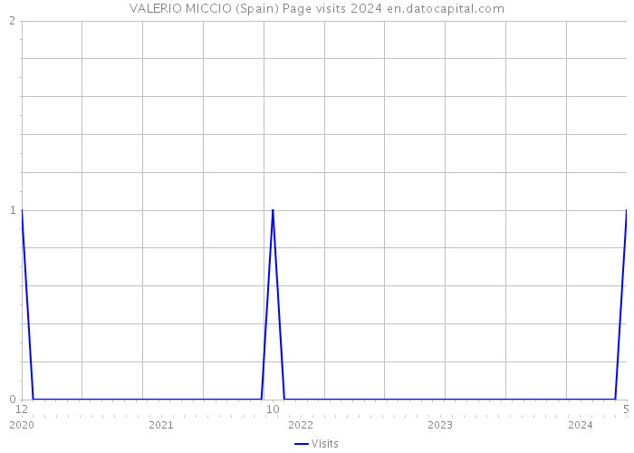 VALERIO MICCIO (Spain) Page visits 2024 
