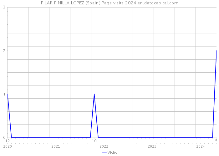 PILAR PINILLA LOPEZ (Spain) Page visits 2024 
