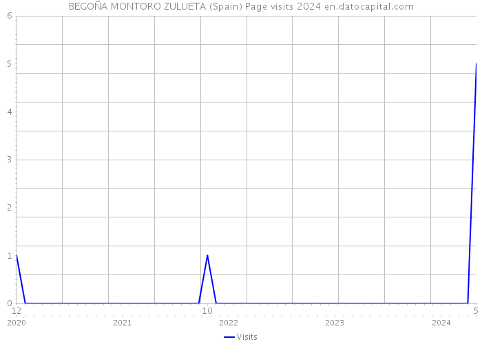 BEGOÑA MONTORO ZULUETA (Spain) Page visits 2024 