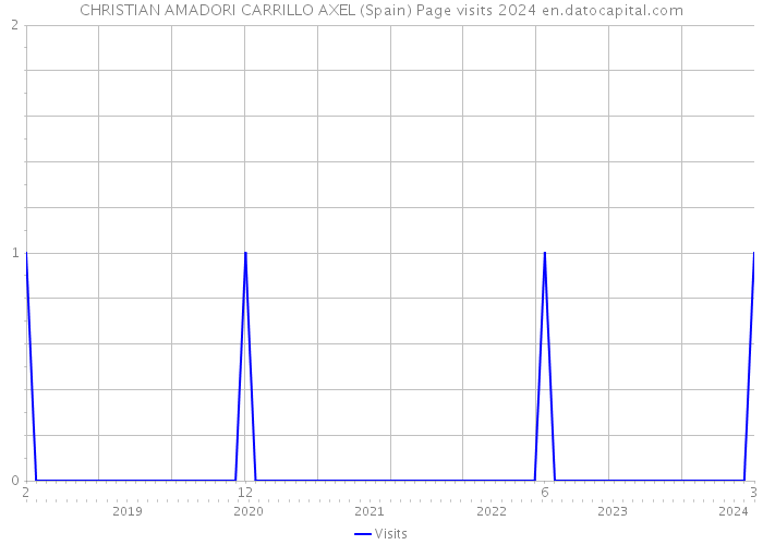 CHRISTIAN AMADORI CARRILLO AXEL (Spain) Page visits 2024 