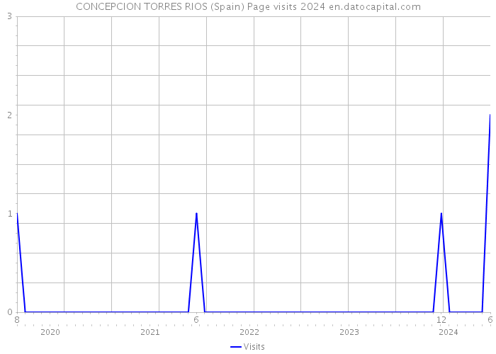 CONCEPCION TORRES RIOS (Spain) Page visits 2024 