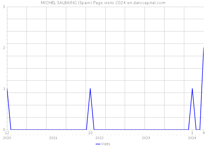 MICHEL SALBAING (Spain) Page visits 2024 