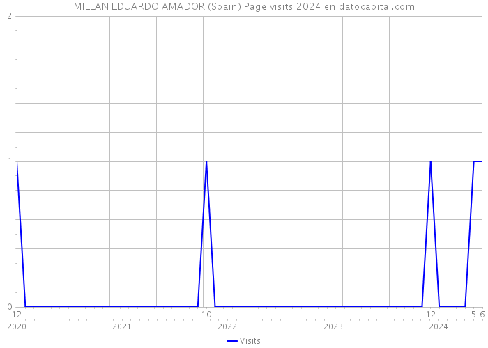 MILLAN EDUARDO AMADOR (Spain) Page visits 2024 