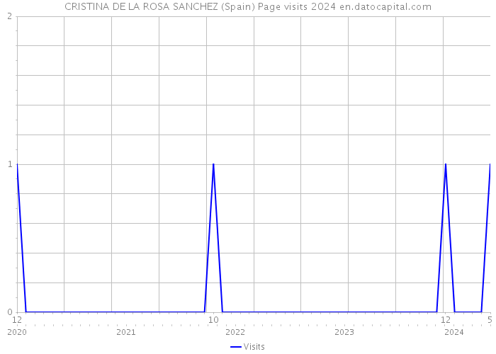 CRISTINA DE LA ROSA SANCHEZ (Spain) Page visits 2024 
