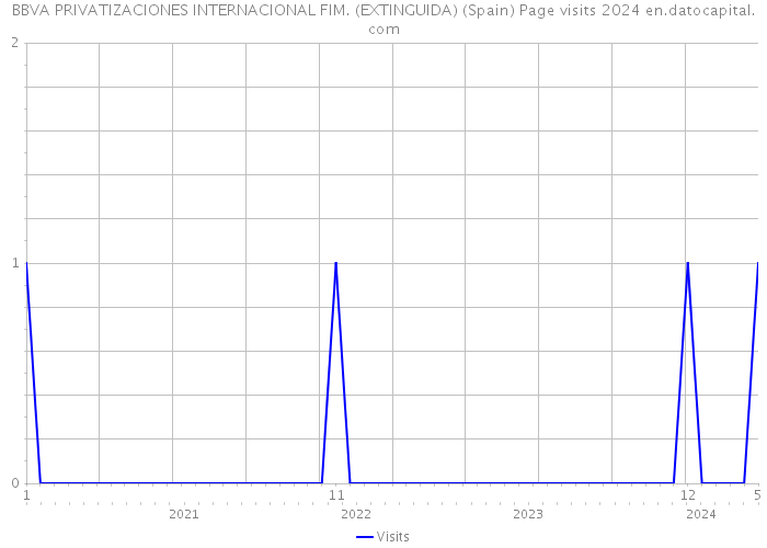 BBVA PRIVATIZACIONES INTERNACIONAL FIM. (EXTINGUIDA) (Spain) Page visits 2024 