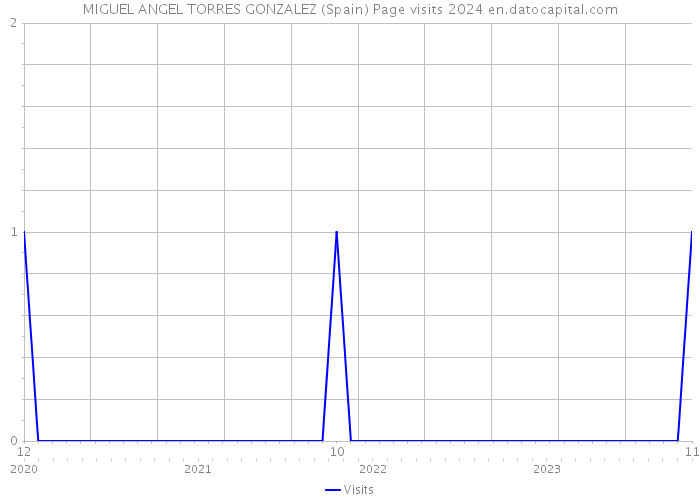 MIGUEL ANGEL TORRES GONZALEZ (Spain) Page visits 2024 