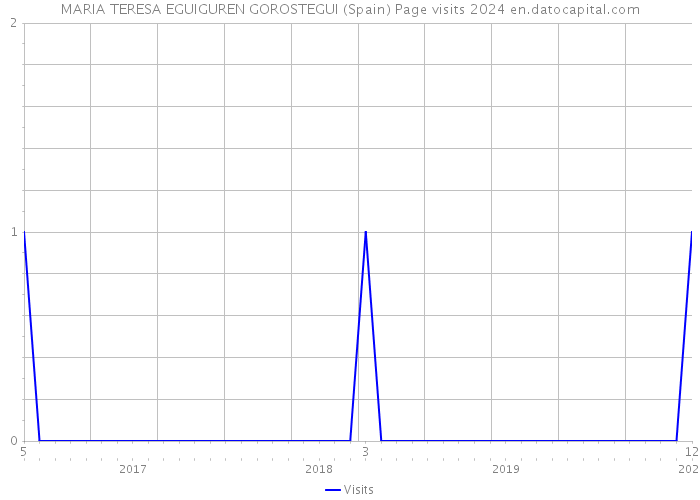 MARIA TERESA EGUIGUREN GOROSTEGUI (Spain) Page visits 2024 