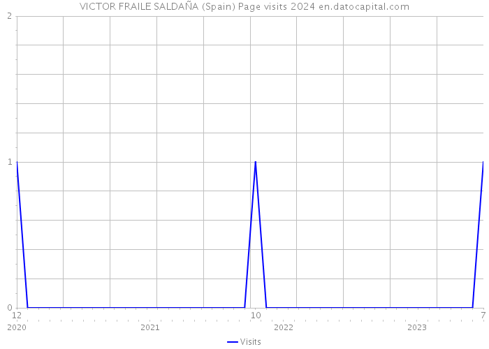 VICTOR FRAILE SALDAÑA (Spain) Page visits 2024 