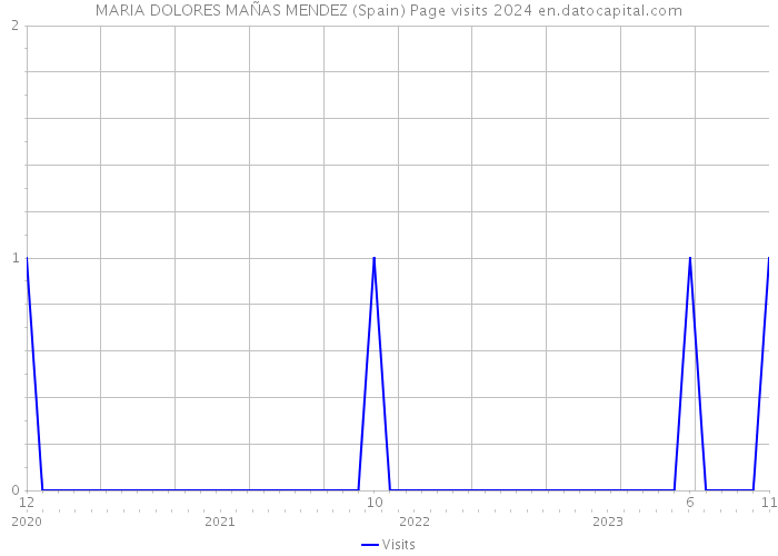 MARIA DOLORES MAÑAS MENDEZ (Spain) Page visits 2024 