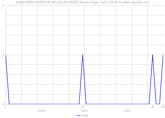 ALEJANDRO MONTON DE LOS ANGELES (Spain) Page visits 2024 