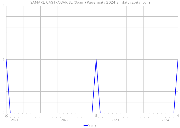 SAMARE GASTROBAR SL (Spain) Page visits 2024 