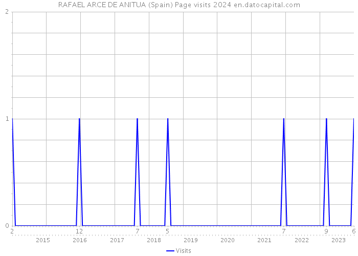 RAFAEL ARCE DE ANITUA (Spain) Page visits 2024 