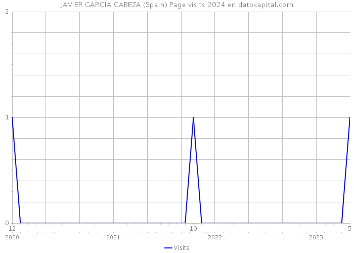JAVIER GARCIA CABEZA (Spain) Page visits 2024 