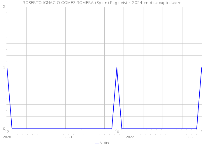 ROBERTO IGNACIO GOMEZ ROMERA (Spain) Page visits 2024 