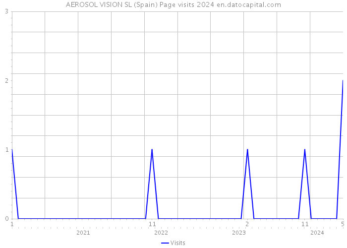 AEROSOL VISION SL (Spain) Page visits 2024 