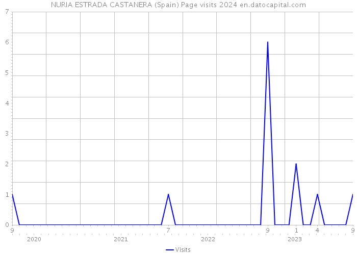 NURIA ESTRADA CASTANERA (Spain) Page visits 2024 