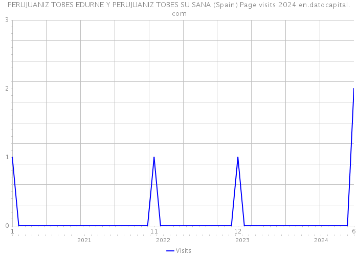 PERUJUANIZ TOBES EDURNE Y PERUJUANIZ TOBES SU SANA (Spain) Page visits 2024 