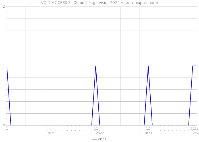 VOID ACCESS SL (Spain) Page visits 2024 