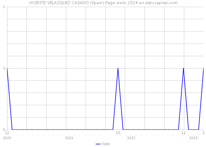 VICENTE VELAZQUEZ CASADO (Spain) Page visits 2024 