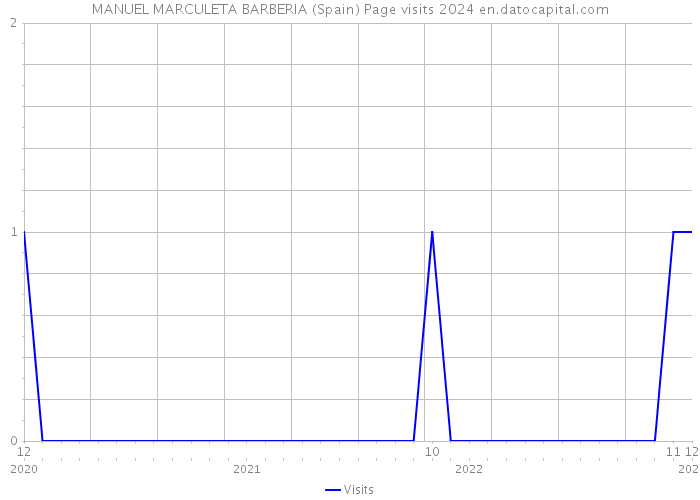 MANUEL MARCULETA BARBERIA (Spain) Page visits 2024 
