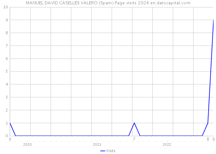 MANUEL DAVID CASELLES VALERO (Spain) Page visits 2024 
