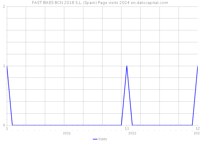 FAST BIKES BCN 2018 S.L. (Spain) Page visits 2024 