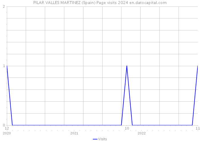 PILAR VALLES MARTINEZ (Spain) Page visits 2024 