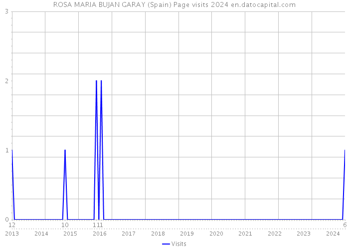 ROSA MARIA BUJAN GARAY (Spain) Page visits 2024 