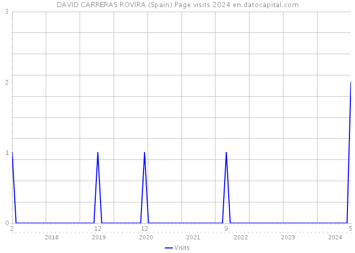 DAVID CARRERAS ROVIRA (Spain) Page visits 2024 
