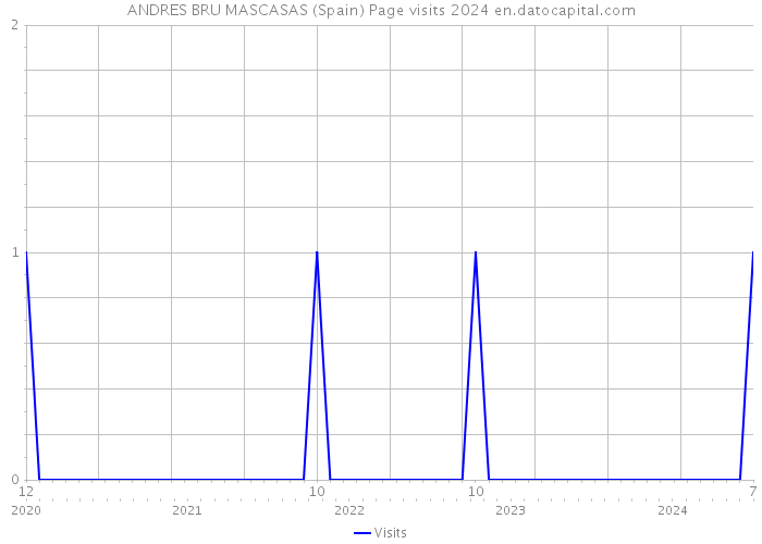 ANDRES BRU MASCASAS (Spain) Page visits 2024 