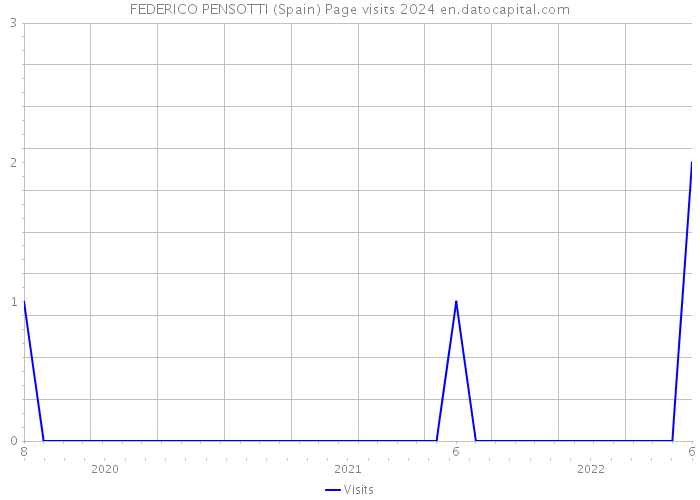 FEDERICO PENSOTTI (Spain) Page visits 2024 