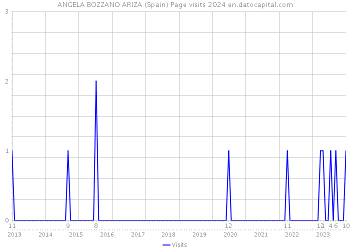 ANGELA BOZZANO ARIZA (Spain) Page visits 2024 