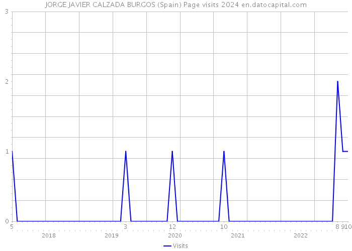 JORGE JAVIER CALZADA BURGOS (Spain) Page visits 2024 