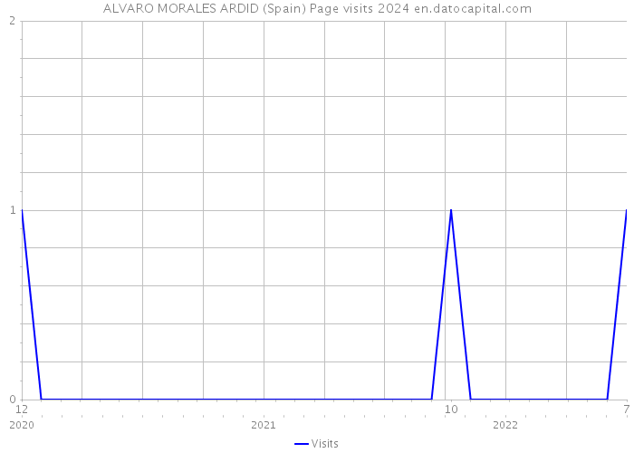 ALVARO MORALES ARDID (Spain) Page visits 2024 