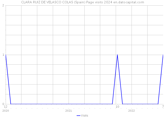 CLARA RUIZ DE VELASCO COLAS (Spain) Page visits 2024 